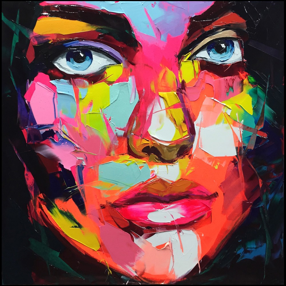 Francoise Nielly Portrait Palette Painting Expression Face098